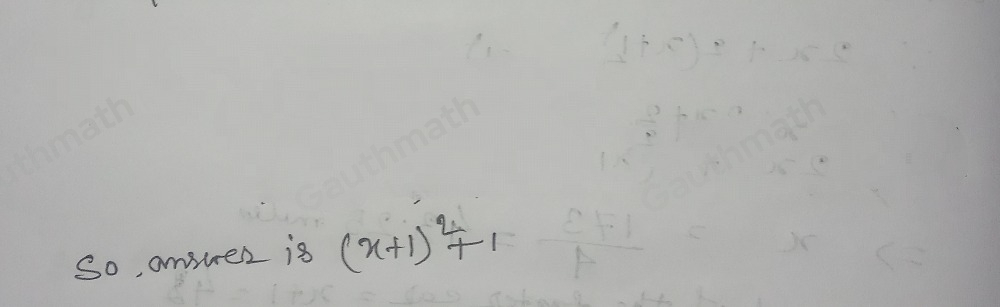 Which expression is equivalent to x2+2x+2 ？