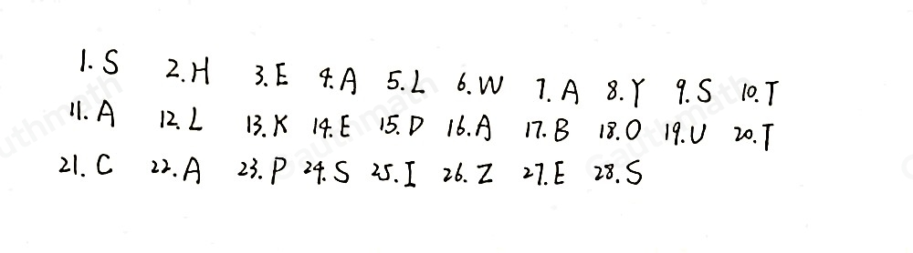 Why Didn't Krok Like to Go Sailing With the Baseball Uniform Designer? Simplify each expression below and find your answer in the corresponding answer column. Write the letter of the exercise in the box that contains the number of the answer. L 5 square root of 18 19 6 square root of 7 square root of 8 18 7 square root of 2 24 square root of 3 U 3 square root of 28 1 square root of 45 14 5 square root of 5 a 2 square root of 1000 a 24 square root of 2 A square root of 50 12 2 square root of 2 P square root of 1,000,000 9 15 square root of 2 T square root of 12 4 5 square root of 2 28 4 square root of 3 E 3 square root of 128 5 16 square root of 5 o square root of 98 ②③ 1000 20 2 square root of 3 K 8 square root of 27 s square root of 48 25 3 square root of 5 L 4 square root of 80 16 20 square root of 10 E square root of 125 8 3 square root of 7 H -3 square root of 54 10 -8 square root of 6 A square root of 20 21 30 square root of 3 1 6 square root of 2 A -7 square root of 40 s square root of 72 7 10 square root of 2 B -8 square root of 121 a -14 square root of 10 Y square root of 63 24 20 square root of 5 E square root of 144 6 4 square root of 2 s 2 square root of 500 w square root of 32 22 2 square root of 5 T -4 square root of 24 26 15 square root of 7 hau D square root of 75 27 12 Z 3 square root of 175 2 -9 square root of 6 7 200 ① 5 square root of 3 C 5 square root of 108 7 -88 1 2 3 4 5 6 7 8 9 10 1 1 12 13 14 15 16 17 18 19 20 21 22 25 ° 2A 25 26 27 28